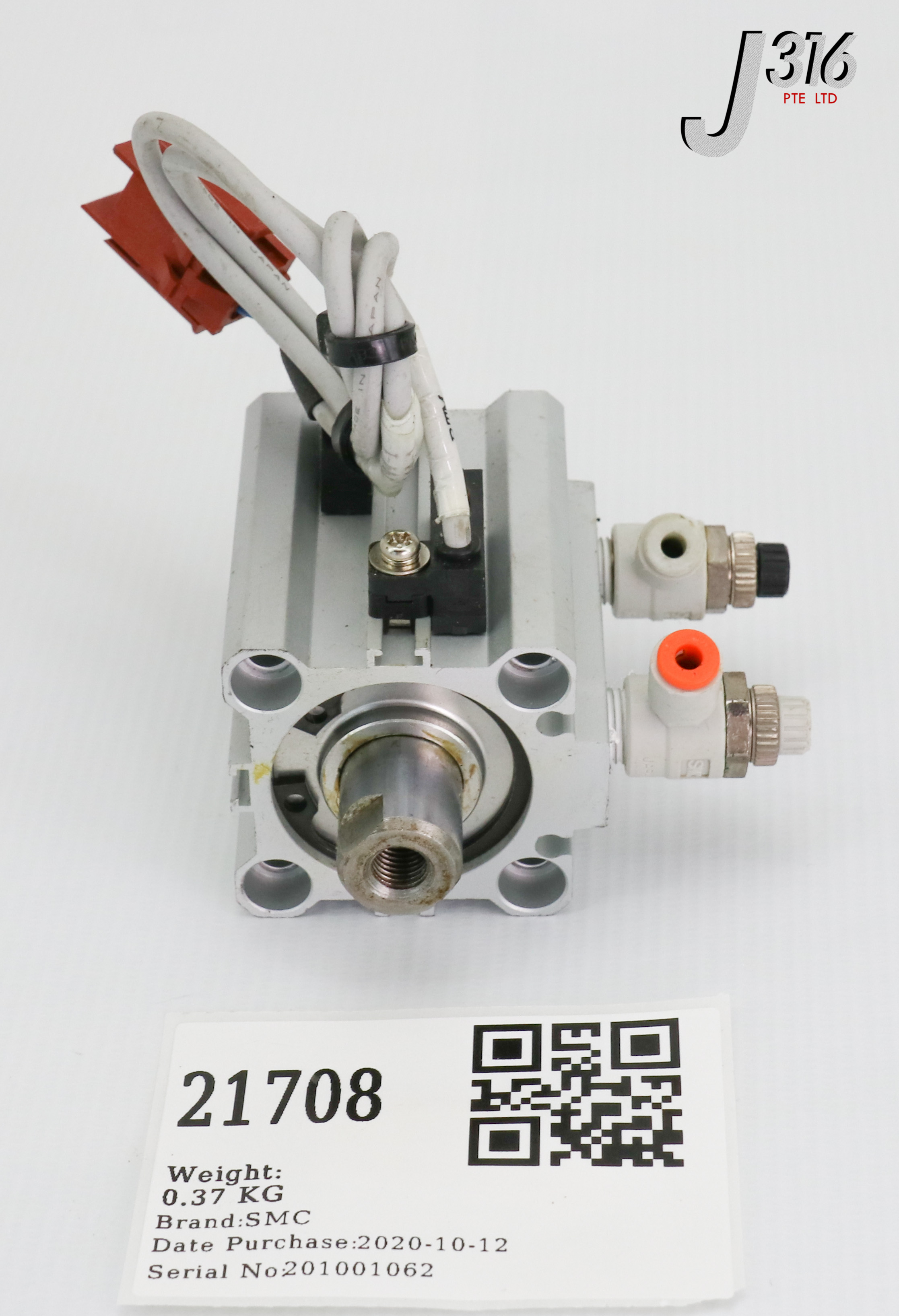 バイイー 21708 SMC CYL AIR 32MM BORE 20MM STRK DBL ACT W/ D-A73 CDQ2WB32